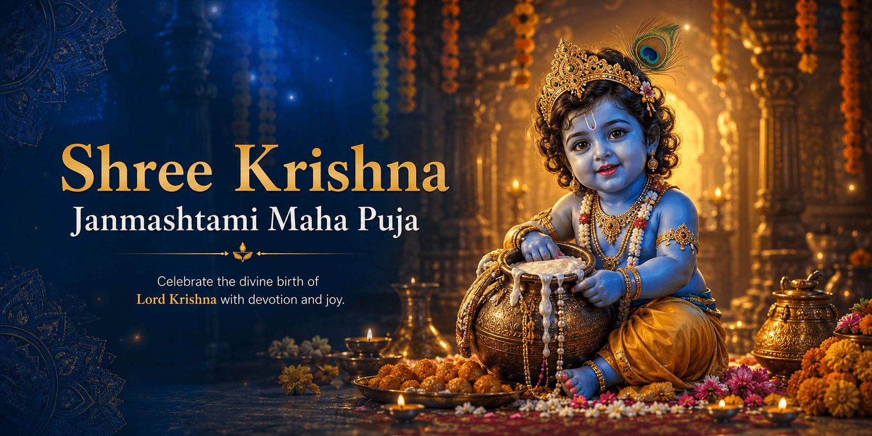 Shree Krishna Janmashtami Maha Puja