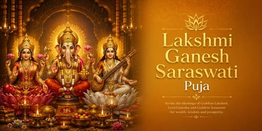 Lakshmi Ganesh Saraswati Puja