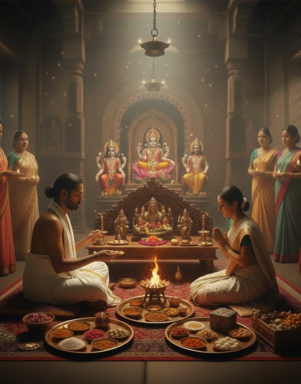 Lakshmi Kuber Hawanatmak Group Puja – Group Puja Ceremony