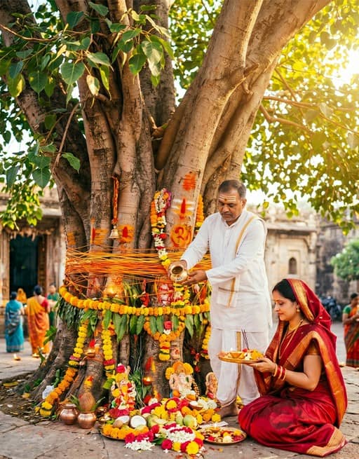 Pipal Tree Puja