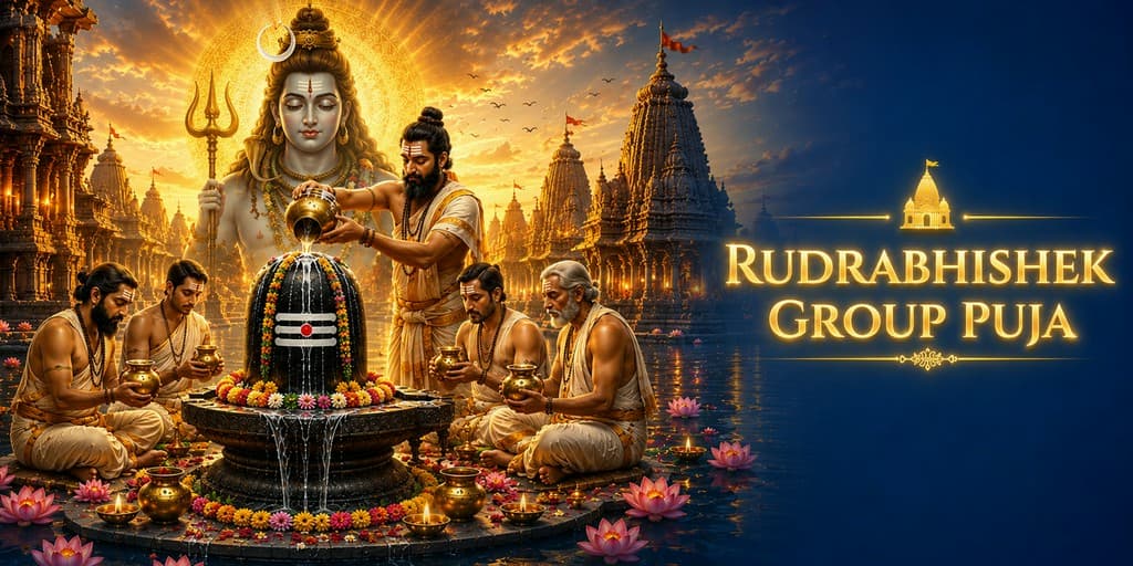 Rudrabhishek Group Puja – Group Puja Ceremony