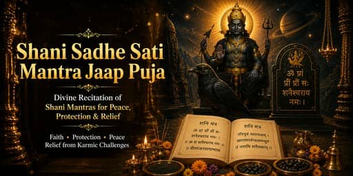 Shani Sadhe Sati Mantra Jaap Puja