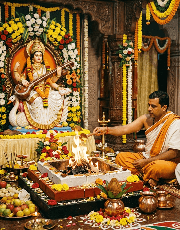 Shree Saraswati Homatmak Puja