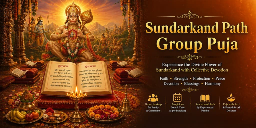 Sundarkand Path Group Puja – Group Puja Ceremony