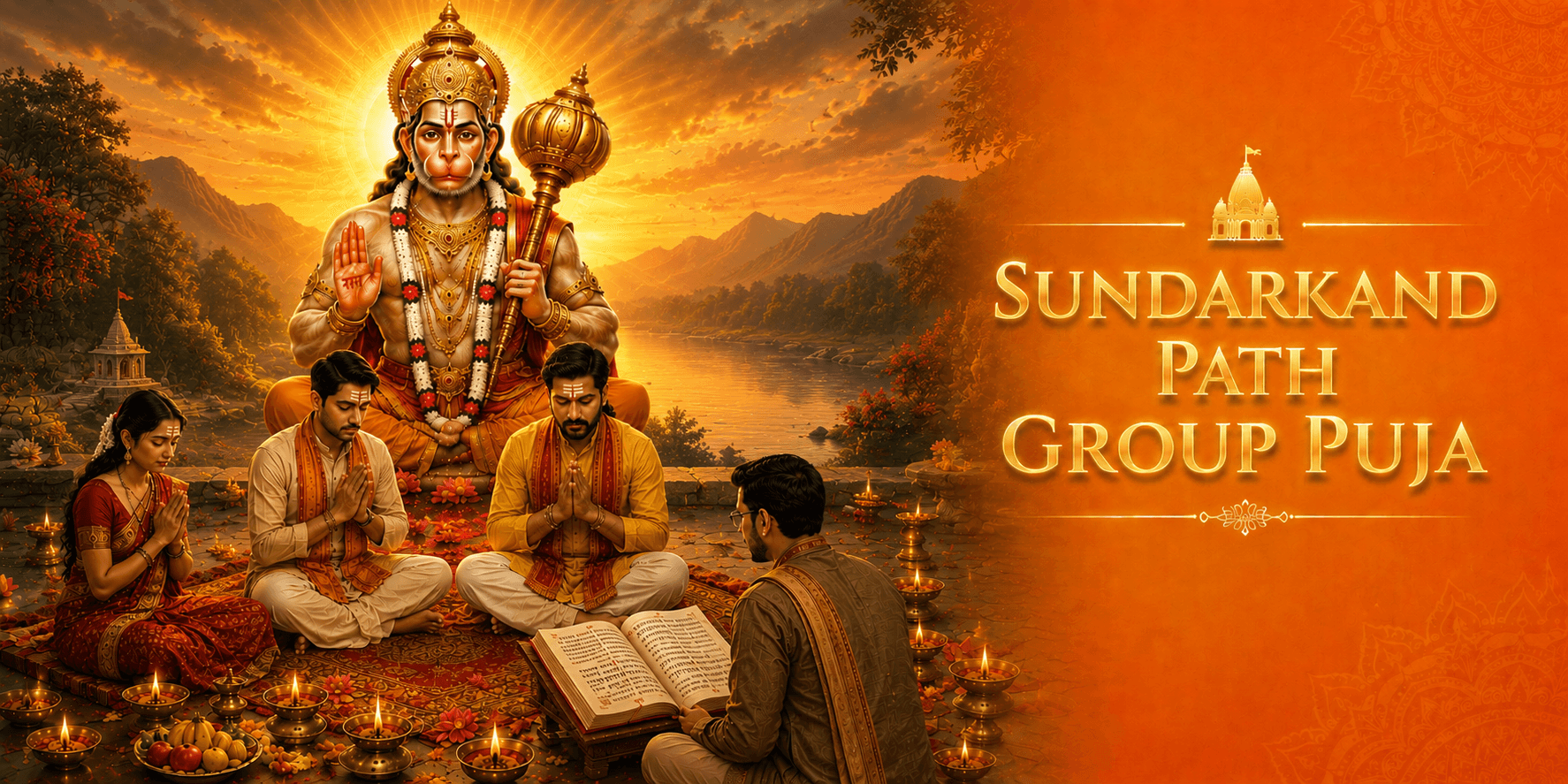 Sundarkand Path Group Puja – Group Puja Ceremony